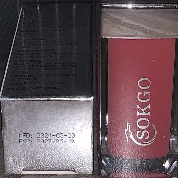 ✨Bundle of 2✨ SOKGO New In Box Cherry & Rosewood Lip Glow Oil (6 ml) - Picture 4 of 4